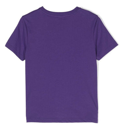 Purple cotton jersey boy GIVENCHY t-shirt | Carofiglio Junior