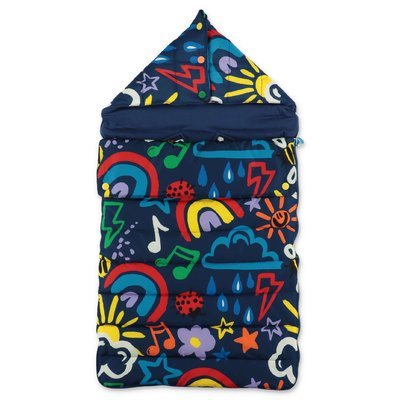 Stella McCartney blue nylon sleeping bag