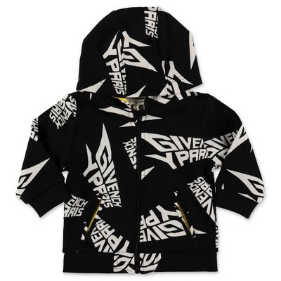 Givenchy logo black cotton sweatshirt hoodie