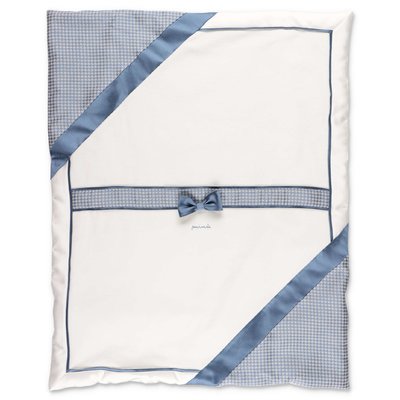 Modì white cotton chenille removable blanket