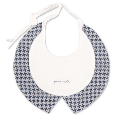 Modì white cotton bib